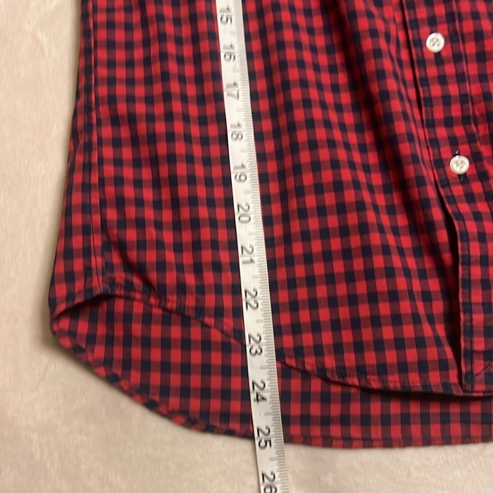 Polo by Ralph Lauren Red Checkered Boy’s Shirt sz L (14-16) - Picture 6 of 7